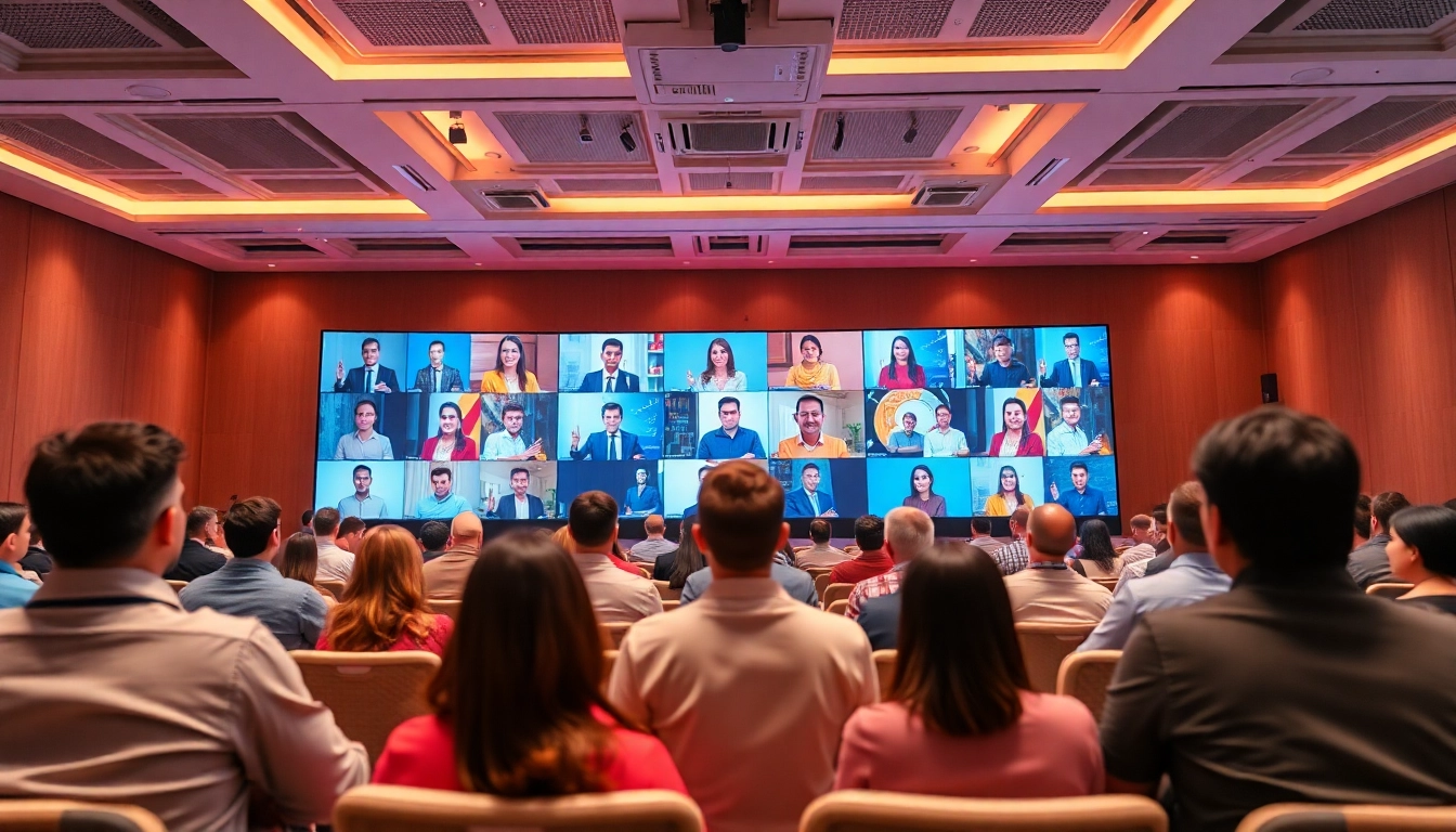 Engaging participants in a Virtual Audience System during an interactive online event.
