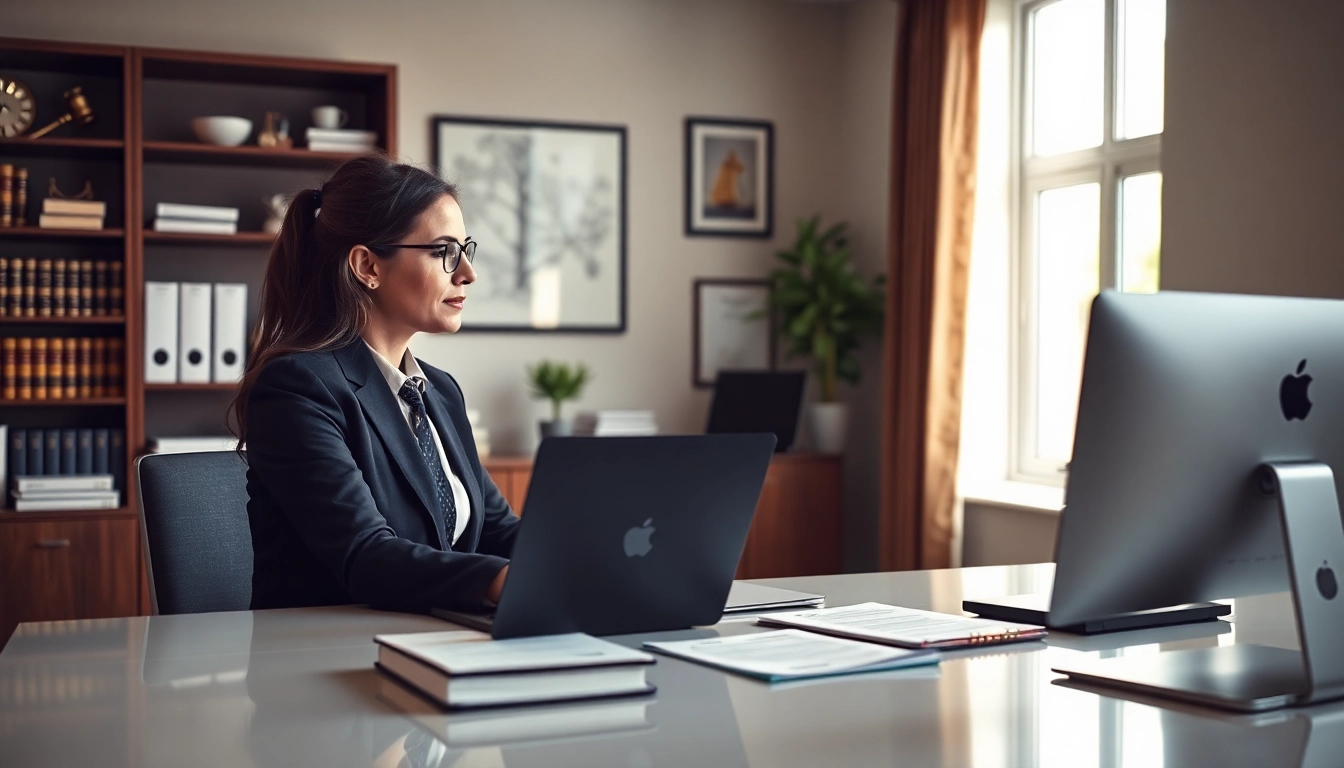 Engaging legal intake specialist utilizing advanced tools in providing Legal Intake Services.