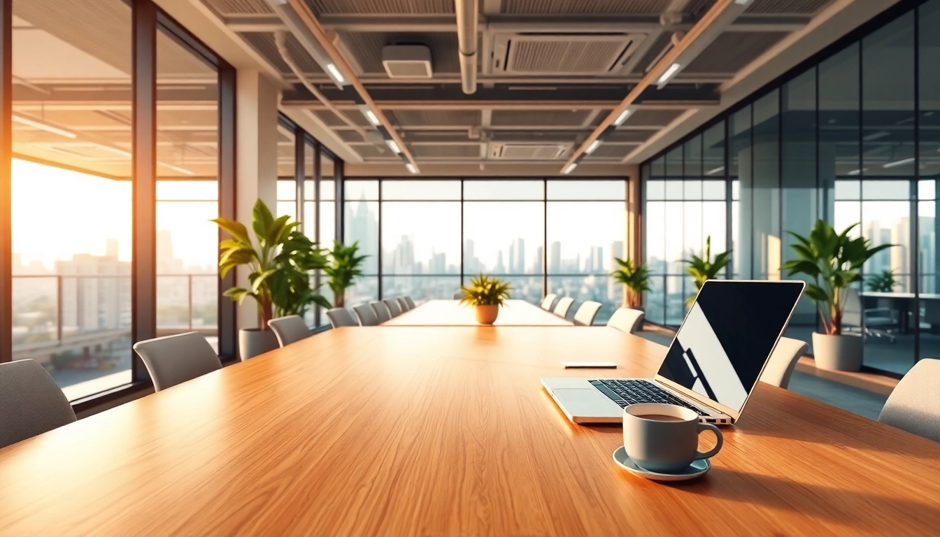 Rent a modern commercial office space for rent in Bangalore featuring sleek design and city views.