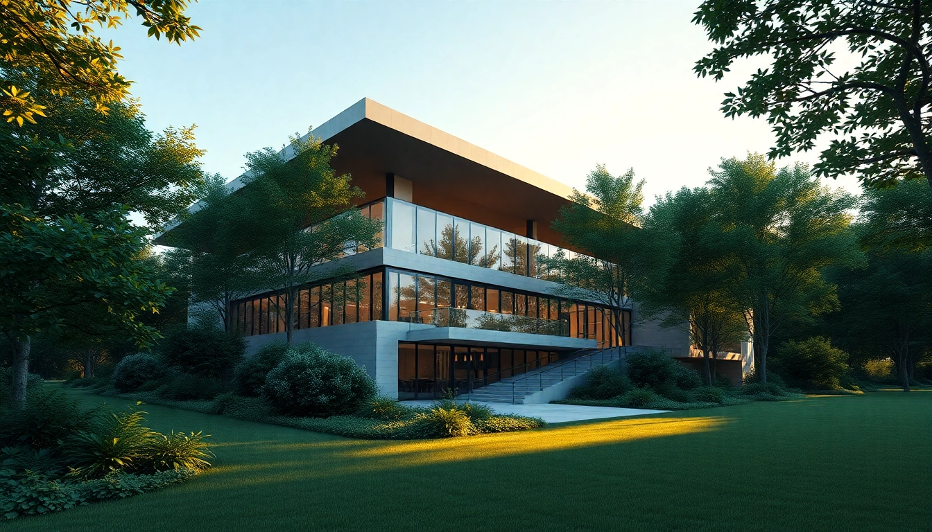 Showcasing intricate 3D Model Visualizations through a realistic architectural scene.