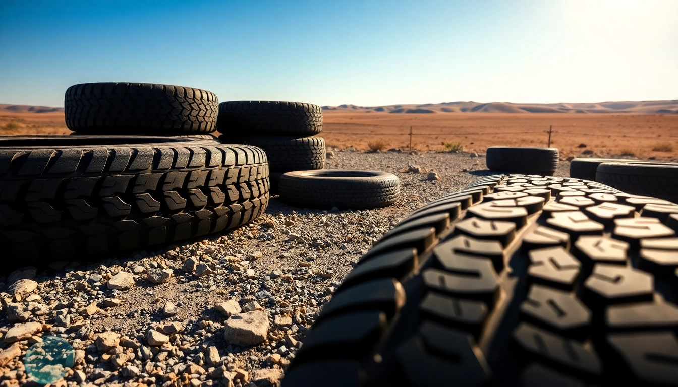 Showcase of General tires on rugged terrain, highlighting durability and performance features.