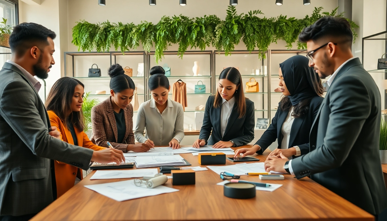 Showcase of the Fendi mission statement through diverse collaboration in a stylish workspace.