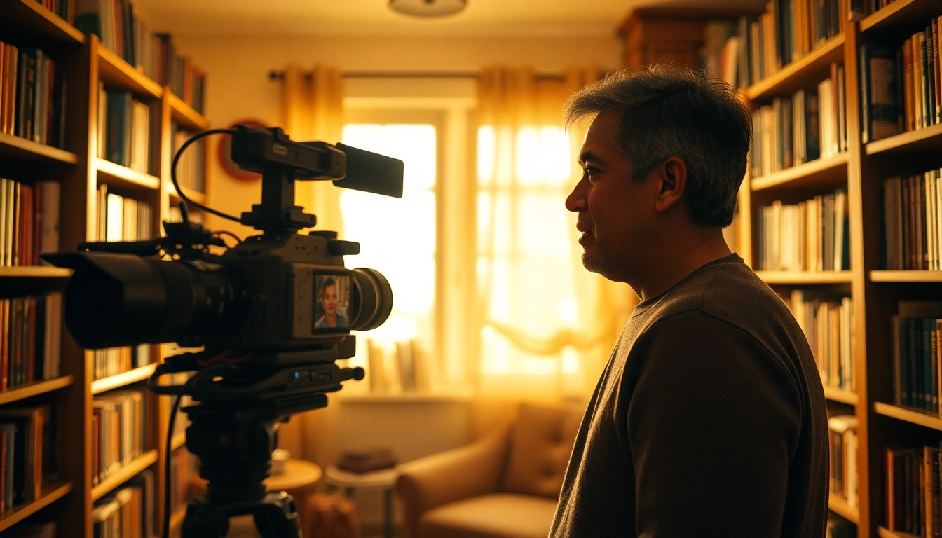 Showcasing Stories & Documentaries through a professional videographer capturing real human stories in a warm, inviting setting.