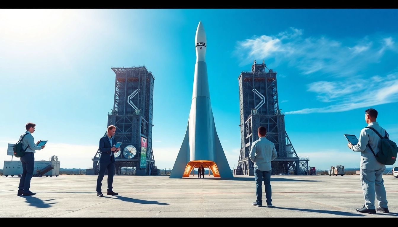 Launch of a Rocket Lab rocket emphasizing its revenue and technological advancements