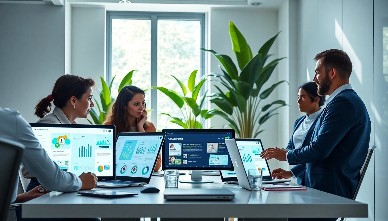 Boost your strategy with AI content marketing platform insights in a professional setting.