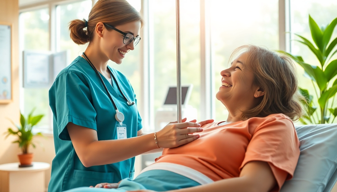 Experience rejuvenating iv drip vegas therapy with a professional administering treatment.