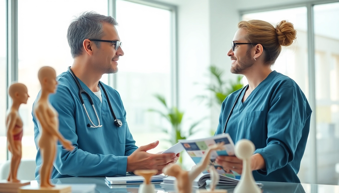 Erfahrene Beratung zur Plastischen Chirurgie Braunschweig in einer modernen Klinik mit Patienteninteraktion.