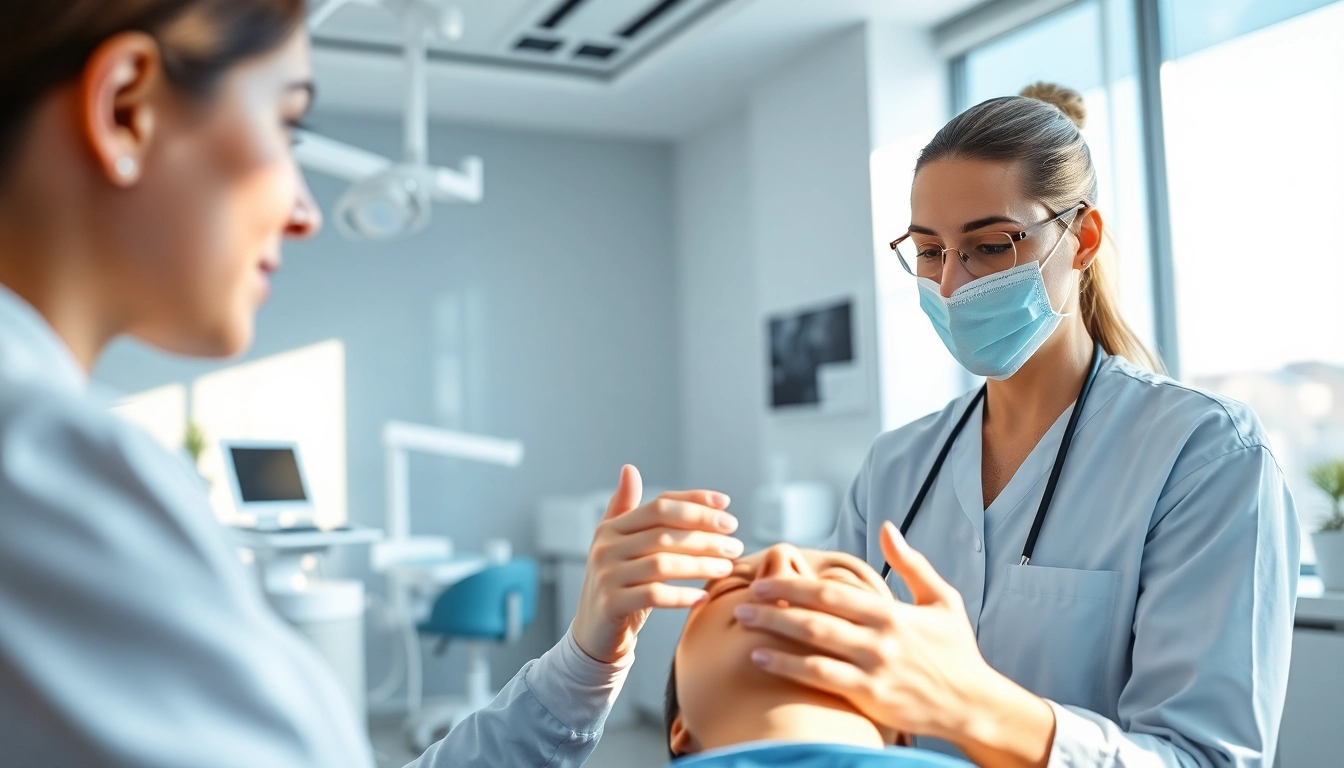 Schönheitschirurgie Braunschweig: Professioneller Chirurg berät Patienten über ästhetische Behandlungen.