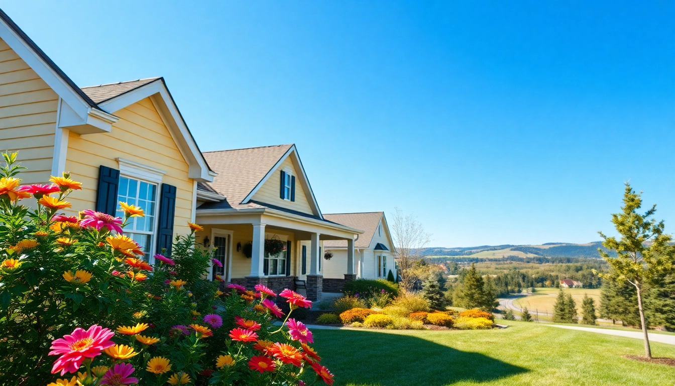 Showcasing a vibrant home in Lexington SC with a beautiful garden, inviting atmosphere.